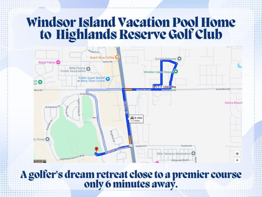 Windsor Island Vacation Pool Home Davenport Exterior foto